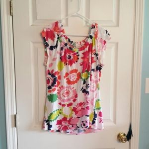 Bright flower shirt